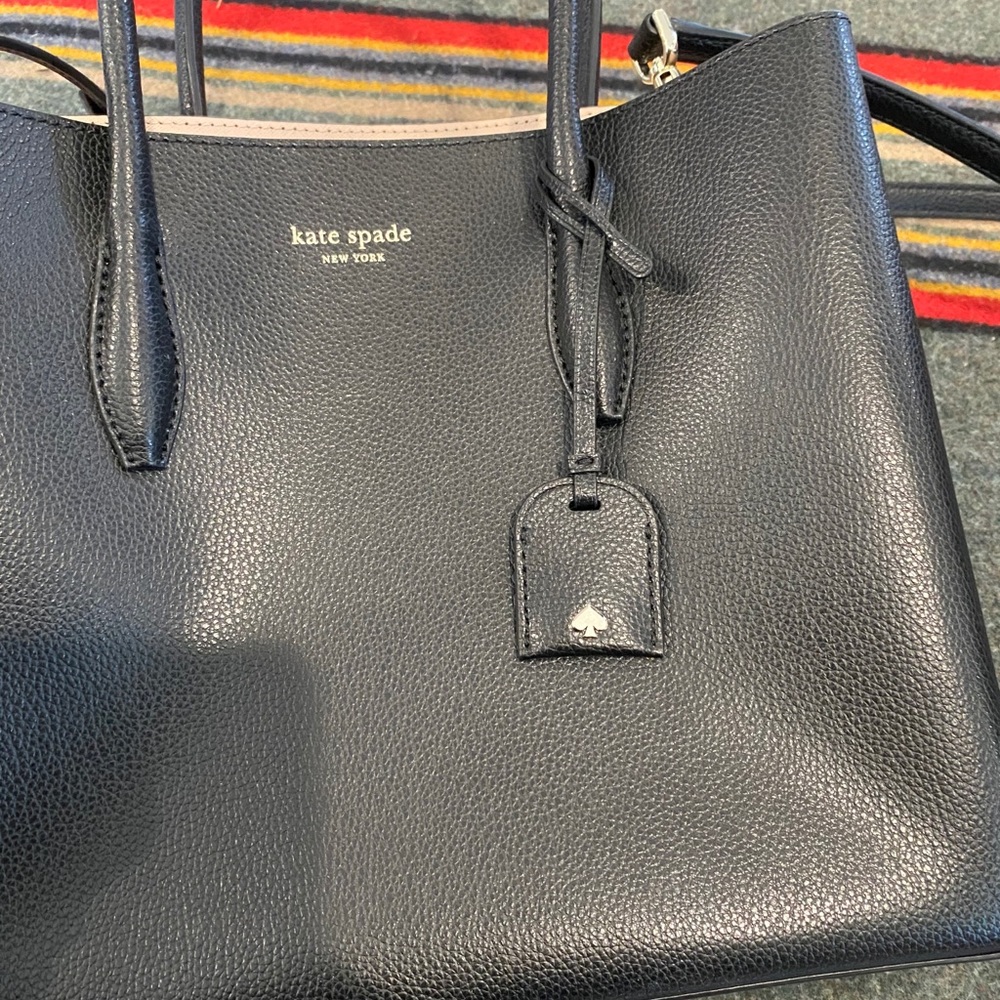 Kate spade large black tote. New with tags